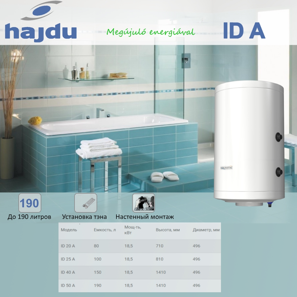 Купить Водонагреватель накопительный HAJDU ID 20 A — Фото 2