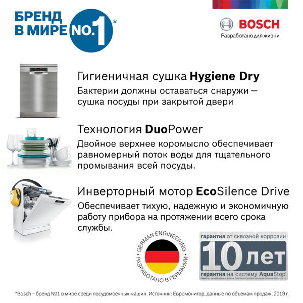 Купить Встраиваемая посудомоечная машина Bosch SPD8ZMX1MR — Фото 10