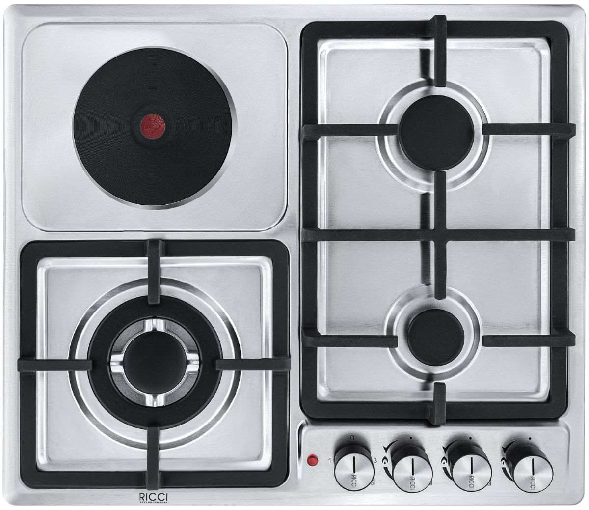 Варочная панель RICCI HBS4538E																		 — описание, фото, цены в интернет-магазине PT Stores