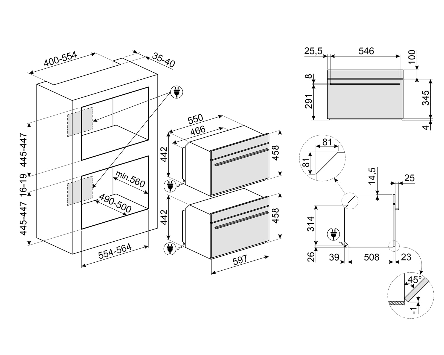 Купить Электрический духовой шкаф Smeg SO4104S4PG — Фото 2