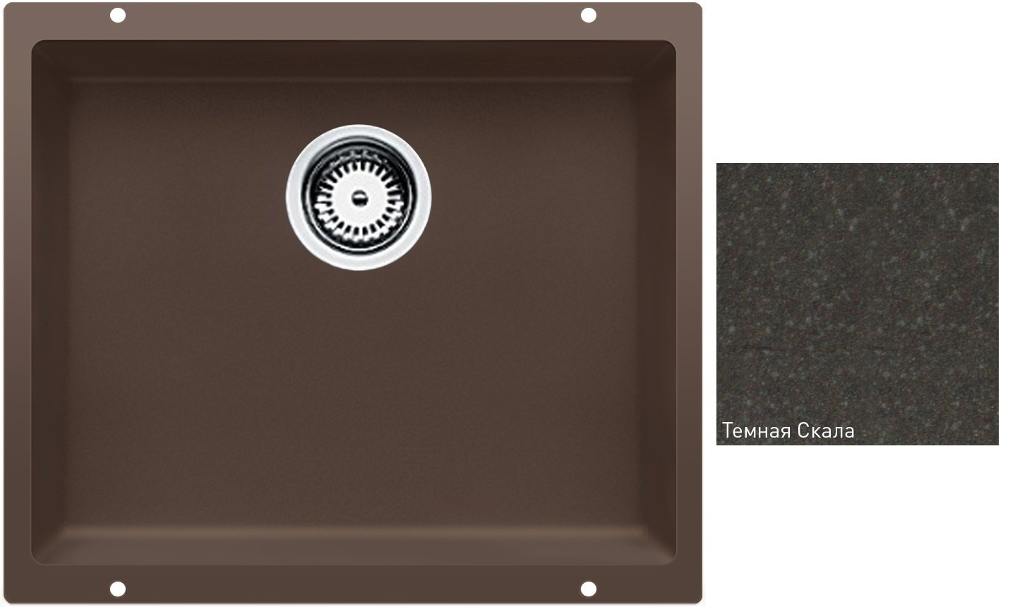 Мойка Zigmund & Shtain Integra 500 Темн.скала																		 — описание, фото, цены в интернет-магазине PT Stores