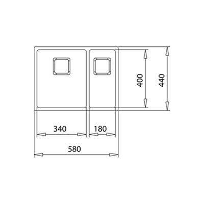 Купить Мойка TEKA FLEXLINEA RS15 2B 580 SQ — Фото 3