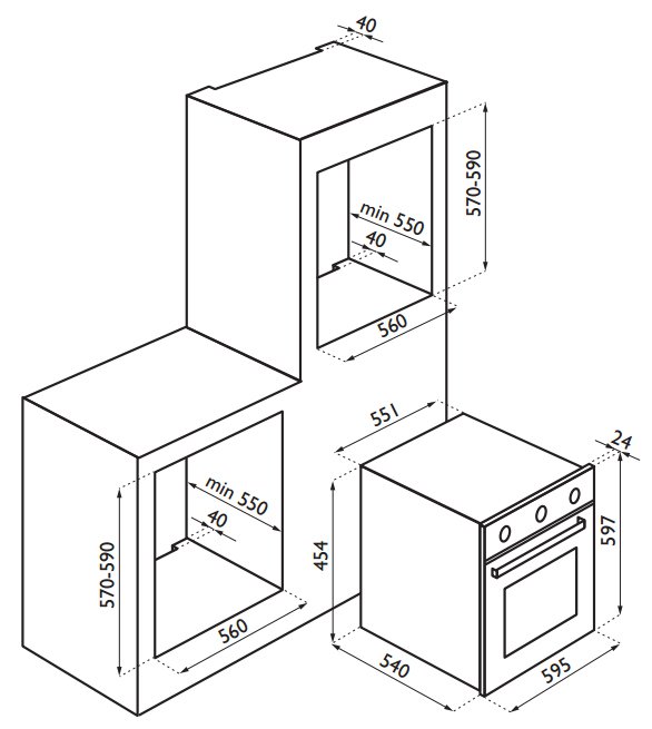 Купить Электрический духовой шкаф Ardesia HX 010 X — Фото 3