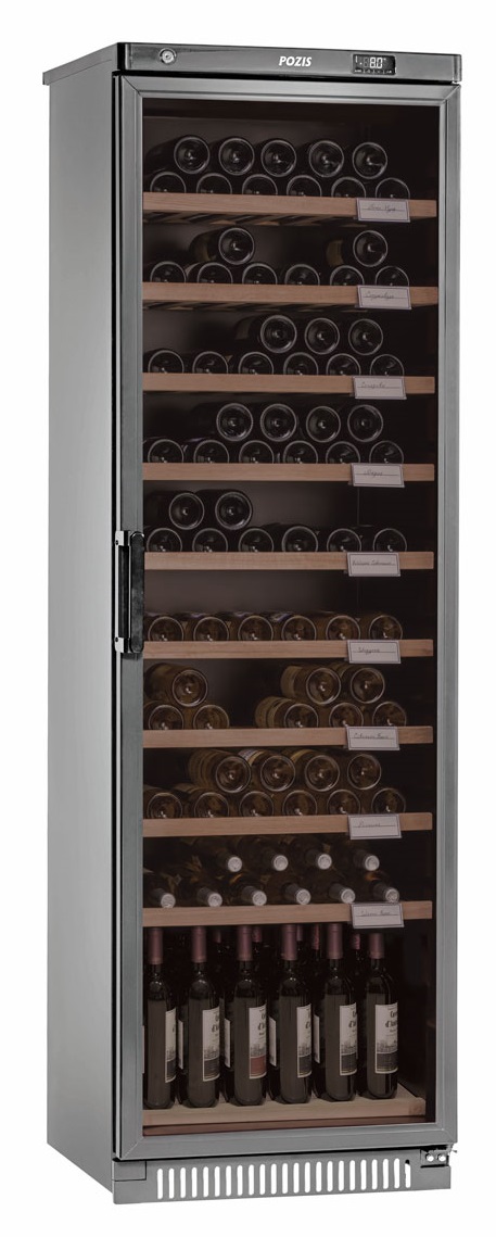 Винный шкаф POZIS ШВ-120  серебристый																		 — описание, фото, цены в интернет-магазине PT Stores