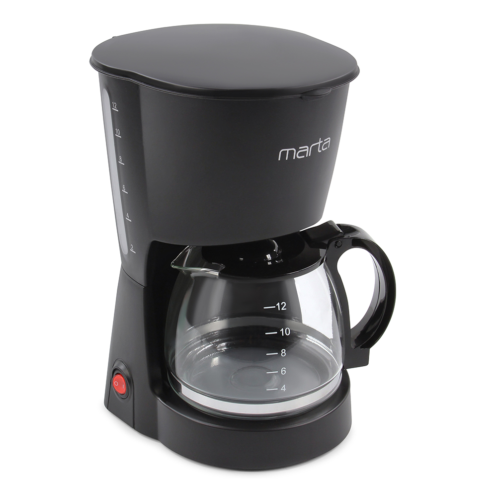 Кофеварка MARTA MT-2118 черный жемчуг																		 — описание, фото, цены в интернет-магазине PT Stores