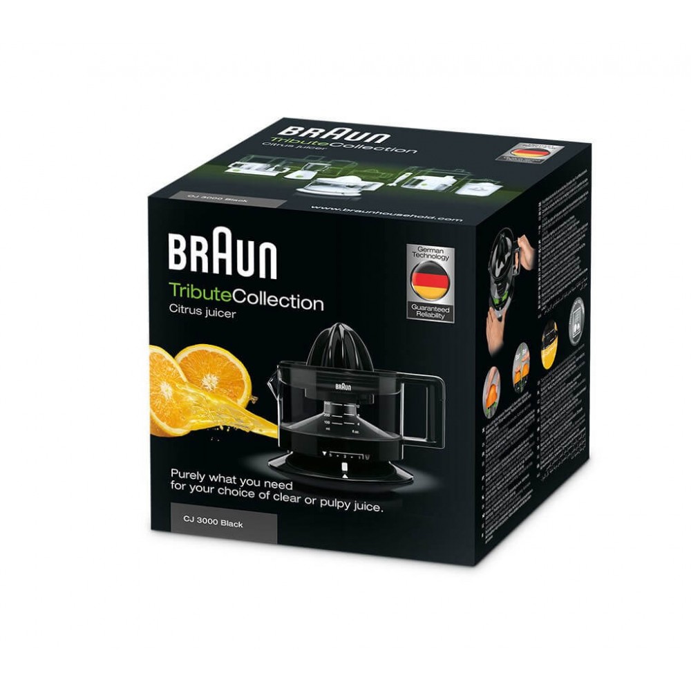 Купить Соковыжималка BRAUN CJ 3000 BK — Фото 3