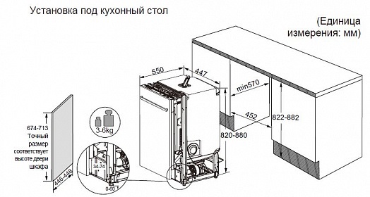 Купить Встраиваемая посудомоечная машина Haier DW10-198BT3RU — Фото 3
