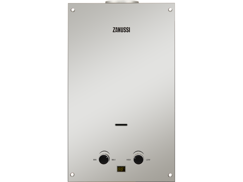Водонагреватель газовый Zanussi GWH 10 Fonte Glass Carbon																		 — описание, фото, цены в интернет-магазине PT Stores