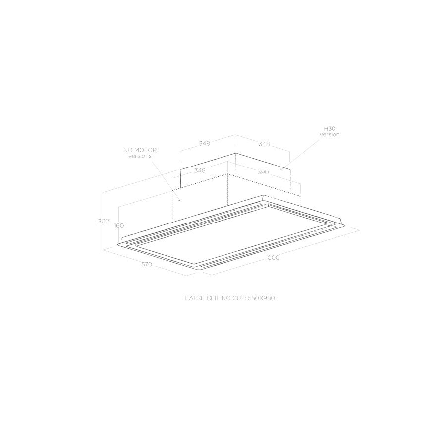 Купить Островная вытяжка ELICA HILIGHT-X H16 BL/A/100 — Фото 3