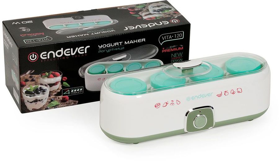 Купить Йогуртница ENDEVER Vita-120 белый Йогуртница — Фото 6