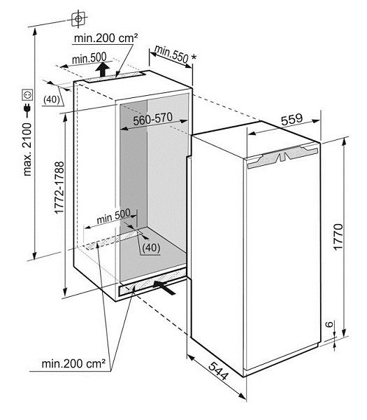 Купить Встраиваемый холодильник LIEBHERR IKB 3560 — Фото 8