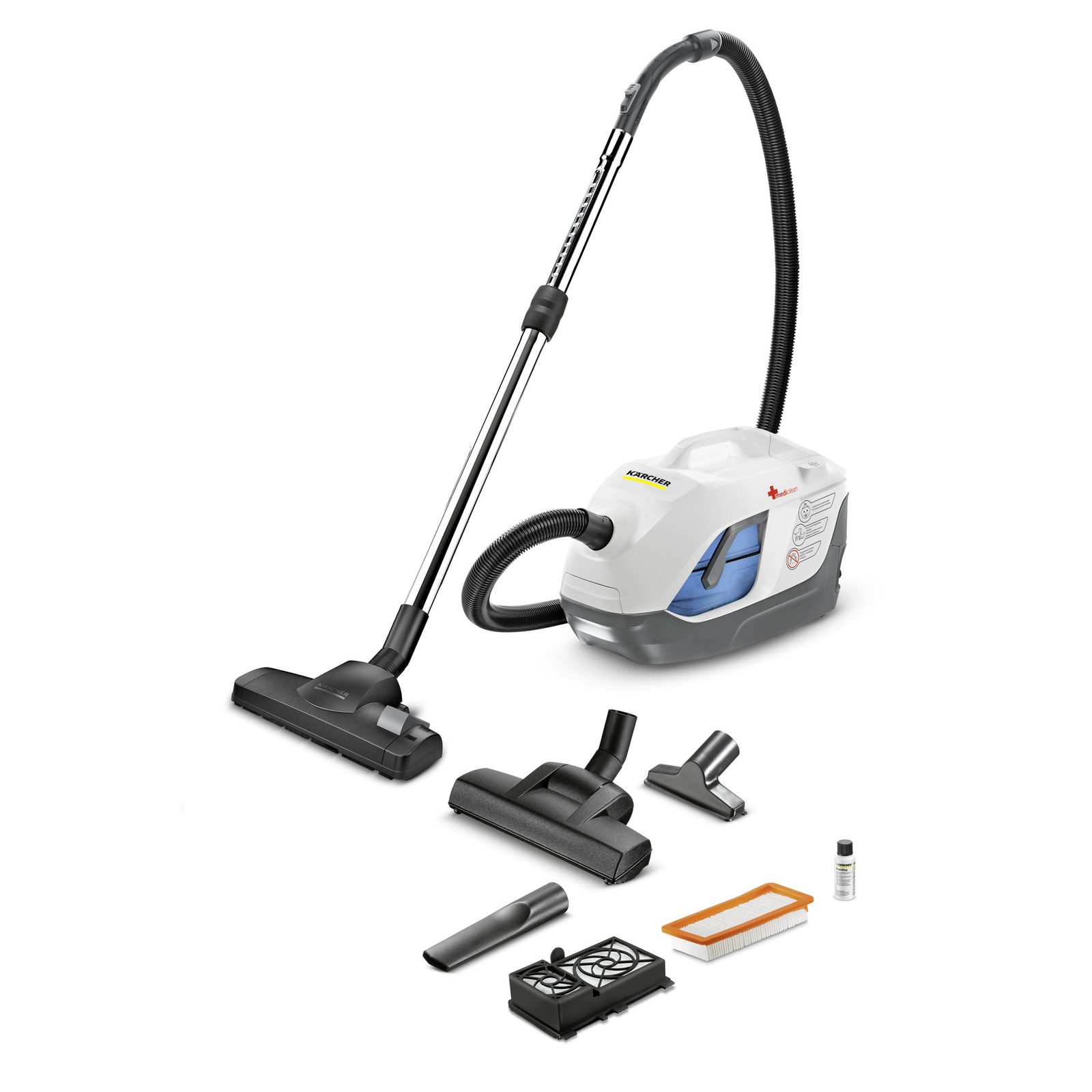 Пылесос KARCHER DS 6 Premium Mediclean белый																		 — описание, фото, цены в интернет-магазине PT Stores