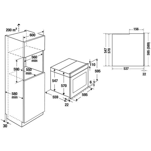 Купить Электрический духовой шкаф KUPPERSBUSCH B 6330.0 S5 Black — Фото 3