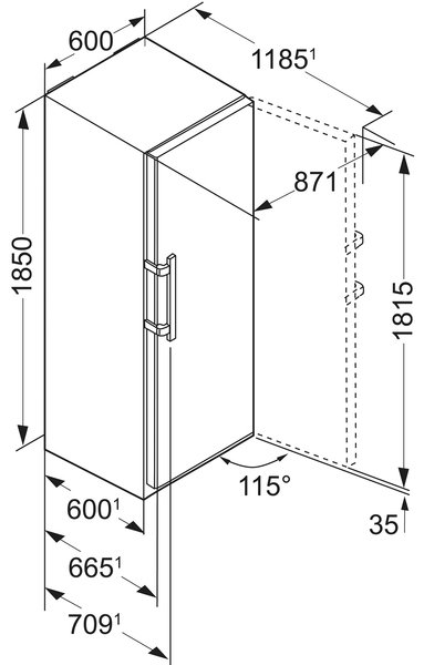Купить Холодильник LIEBHERR KPef 4350 — Фото 3