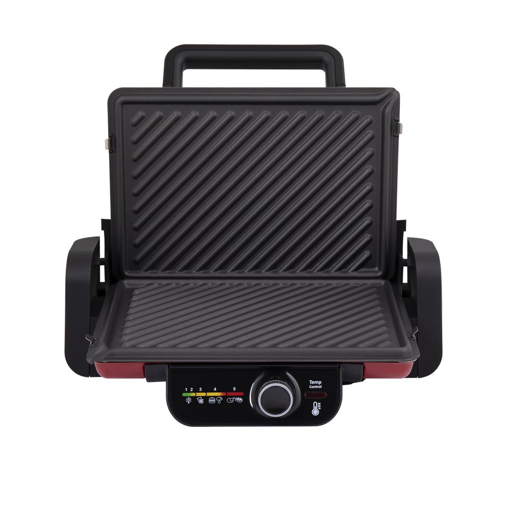 Купить Электрический гриль MAUNFELD MGE2000CH вишневый — Фото 4