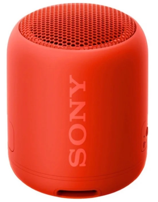 Портативная акустика SONY SRS-XB12 Red																		 — описание, фото, цены в интернет-магазине PT Stores