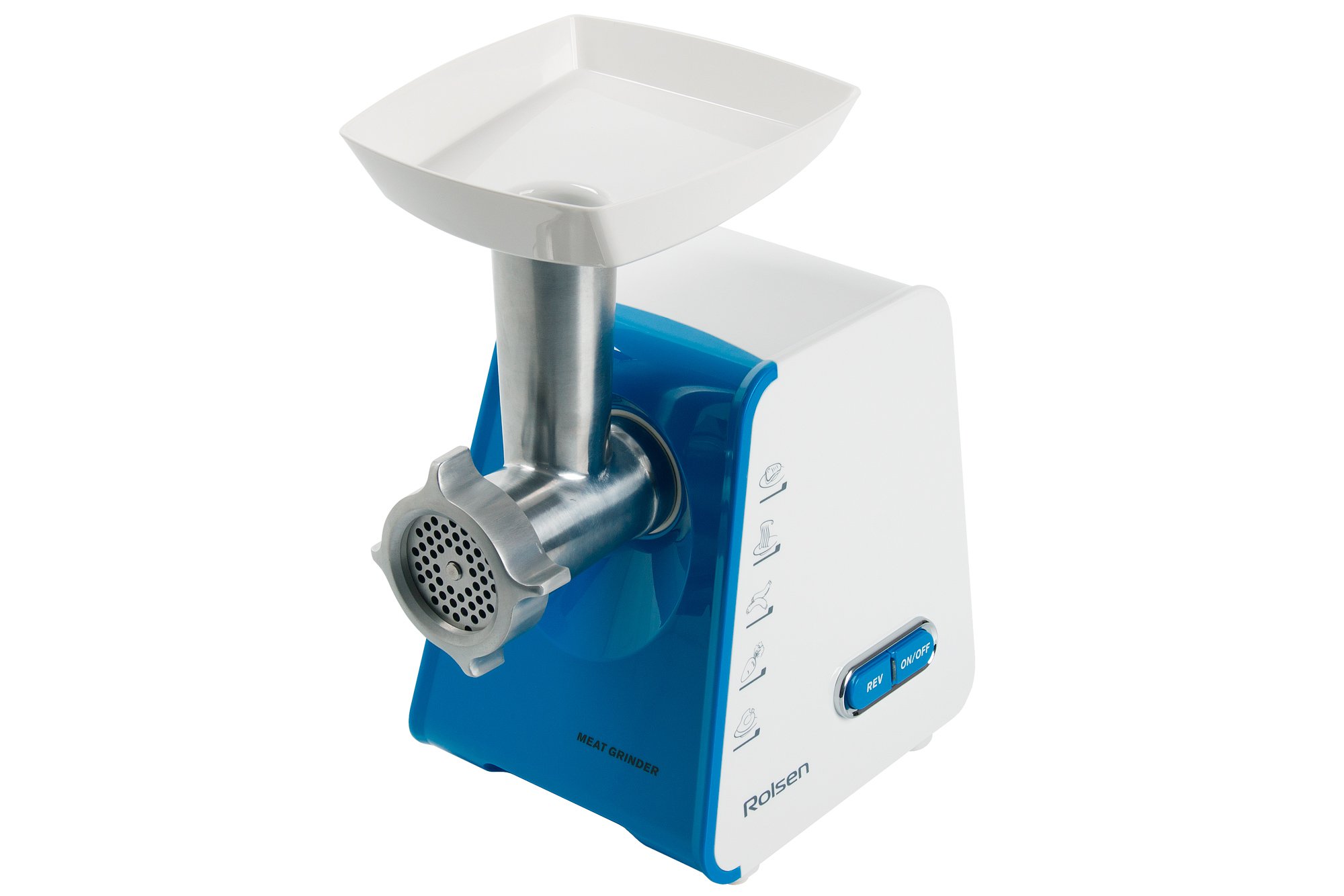 Купить Мясорубка ROLSEN MG-1515PR (blue)+KS-2909 (весы) — Фото 2