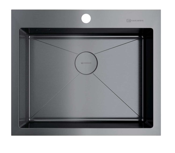 Мойка OMOIKIRI Akisame 59-GM нерж.сталь/вороненая сталь																		 — описание, фото, цены в интернет-магазине PT Stores