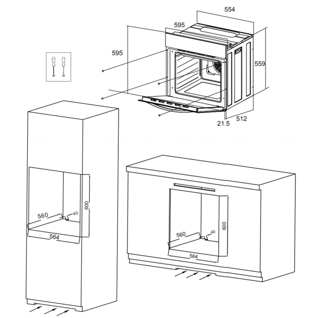 Купить Электрический духовой шкаф MAUNFELD EOEH.5811B — Фото 11