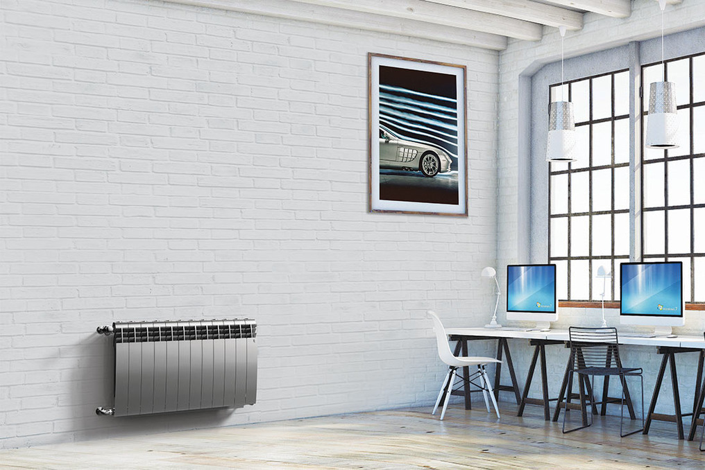 Купить Радиатор Royal Thermo BiLiner 350 /Silver Satin - 10 секц. — Фото 2