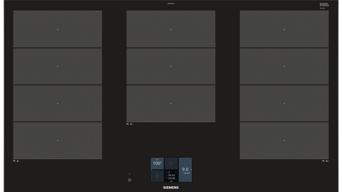 Индукционная варочная панель SIEMENS EX975KXX1E																		 — описание, фото, цены в интернет-магазине PT Stores