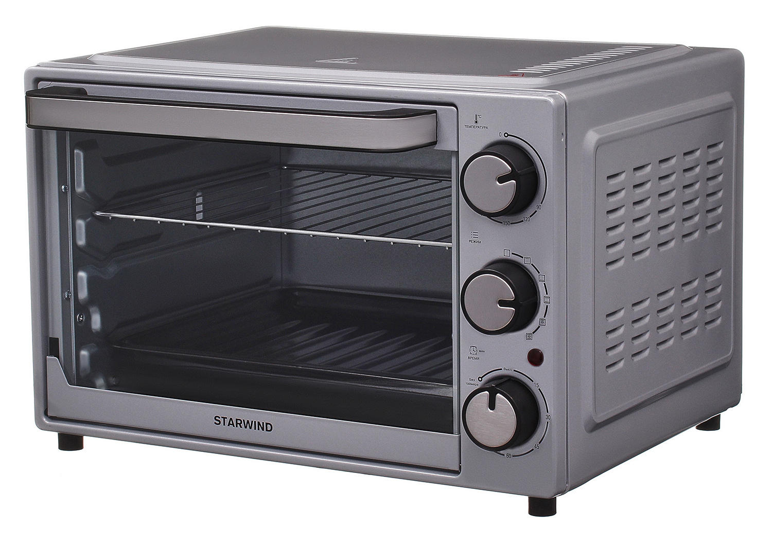 Мини-печь Starwind SMO2003 серебристая																		 — описание, фото, цены в интернет-магазине PT Stores
