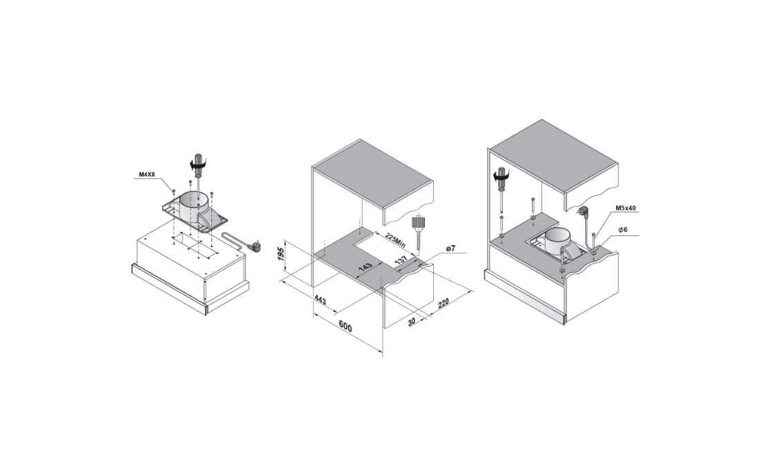 Купить Вытяжка встраиваемая Haier HVX-T662BB — Фото 4