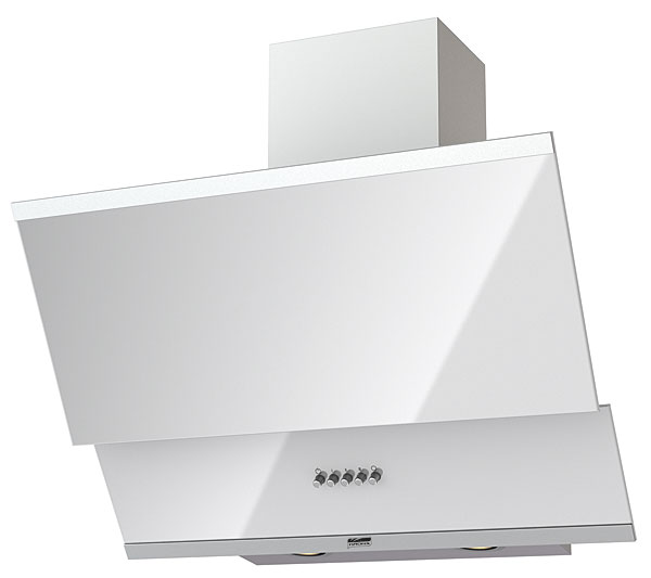 Наклонная вытяжка KRONA IRIDA 600 white push button 																		 — описание, фото, цены в интернет-магазине PT Stores