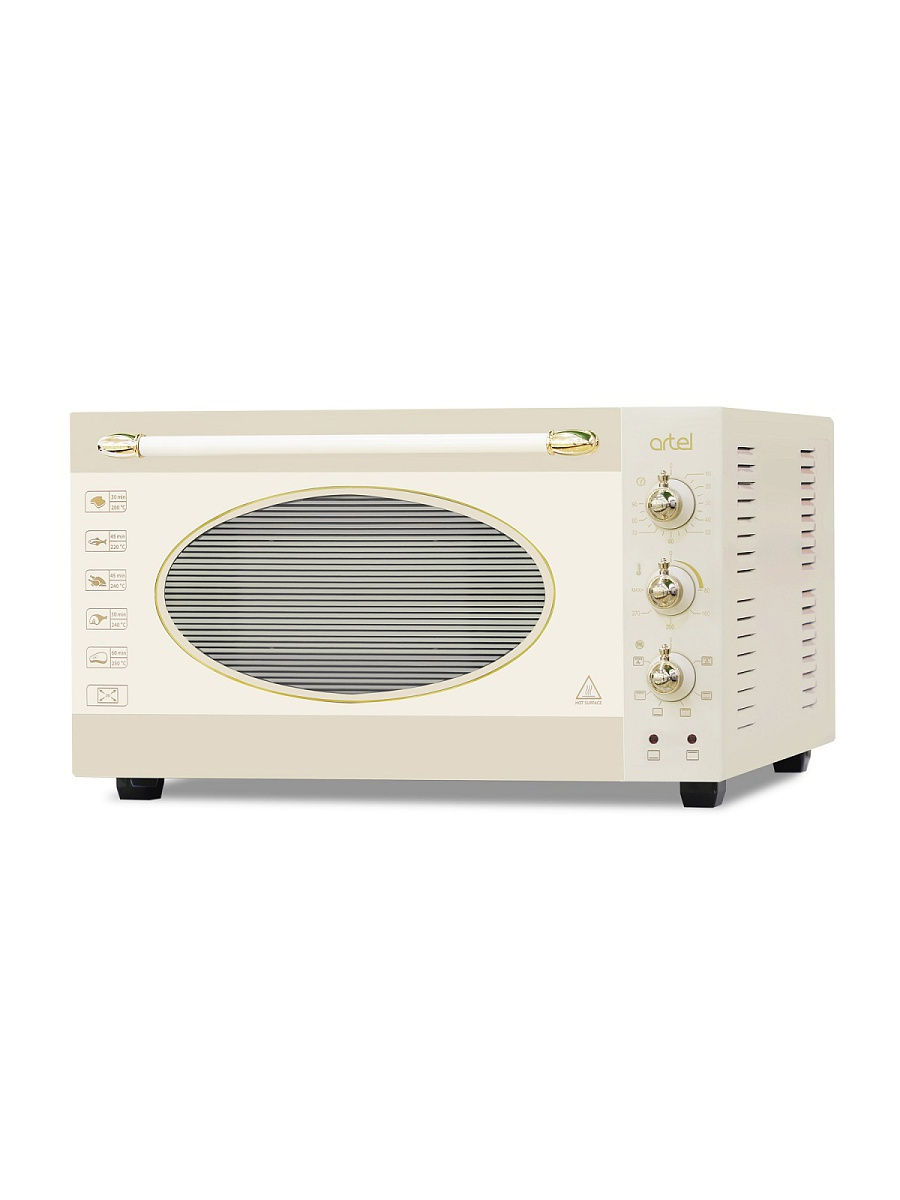 Купить Мини-печь ARTEL MD 4218 L  ретро бежевый — Фото 3