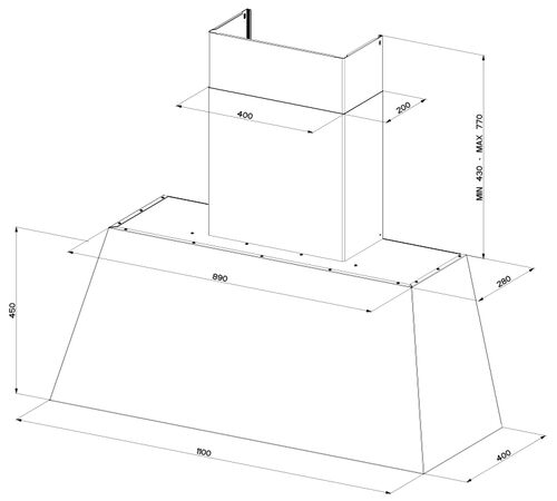 Купить Купольная вытяжка FABER CHLOE XL CG MATT A110 — Фото 2