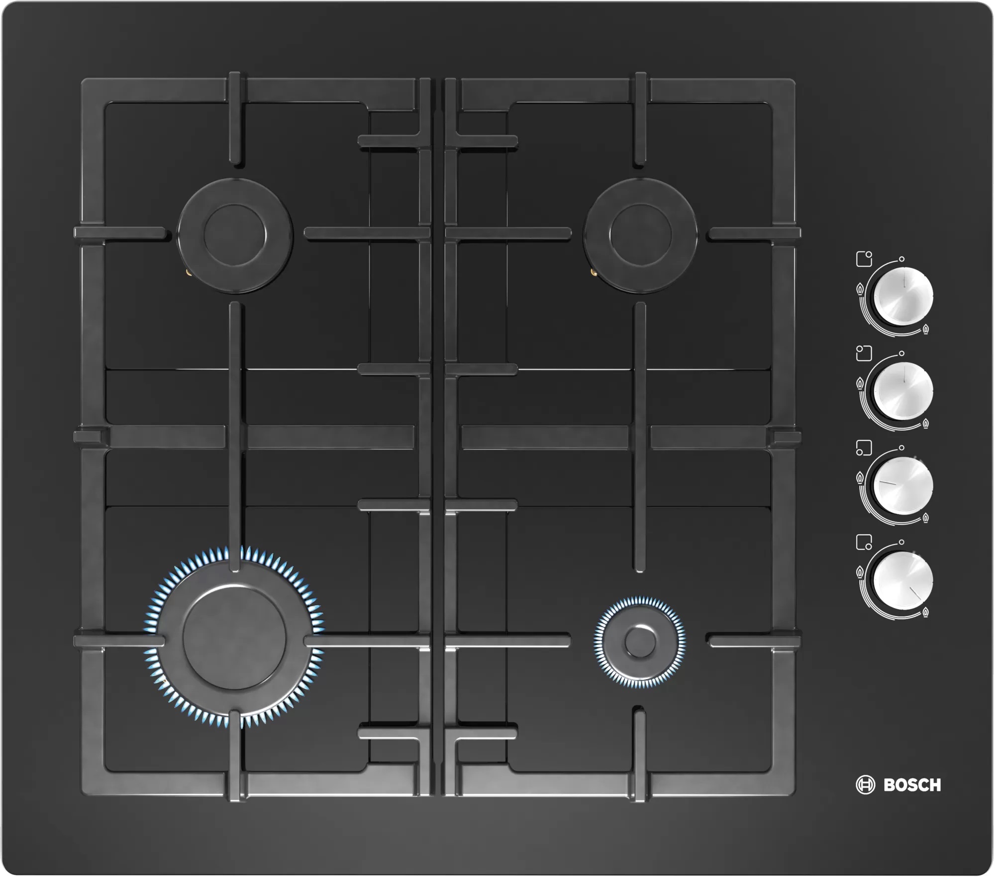 Газовая варочная панель Bosch POP6C6O92R																		 — описание, фото, цены в интернет-магазине PT Stores