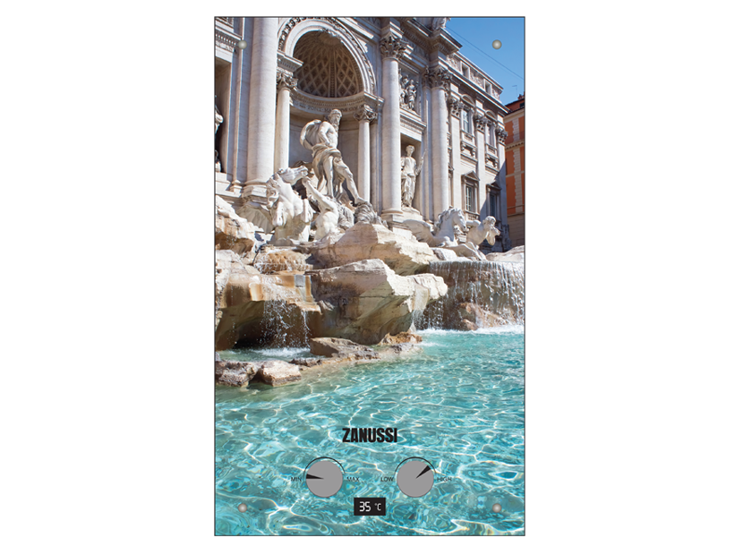 Водонагреватель газовый ZANUSSI GWH 10 Fonte Glass Trevi																		 — описание, фото, цены в интернет-магазине PT Stores
