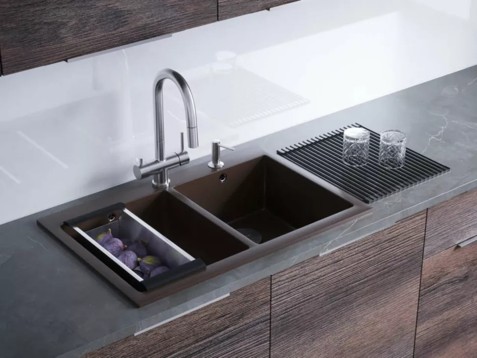 Купить Мойка OMOIKIRI Bosen 80-2-CH Tetogranit/шампань — Фото 4