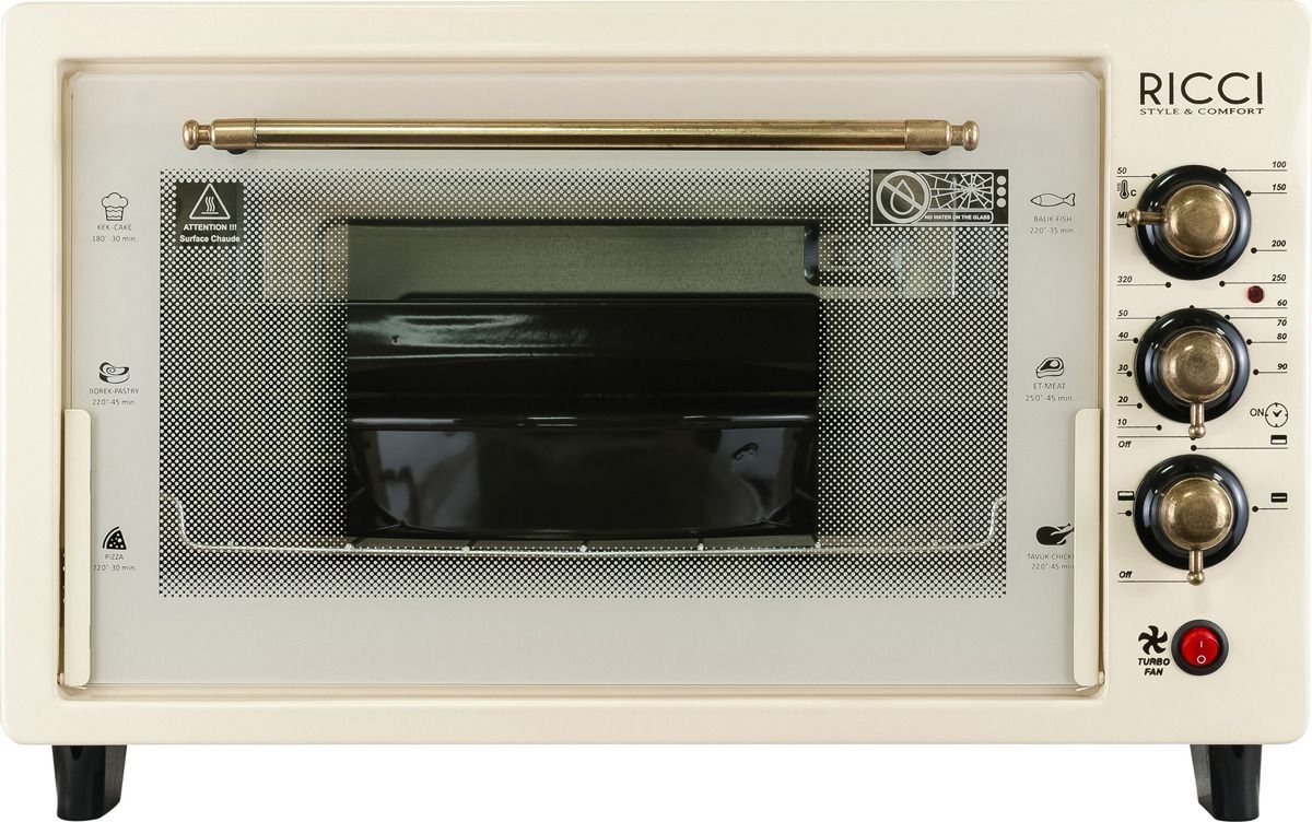 Мини-печь RICCI 6003BG																		 — описание, фото, цены в интернет-магазине PT Stores