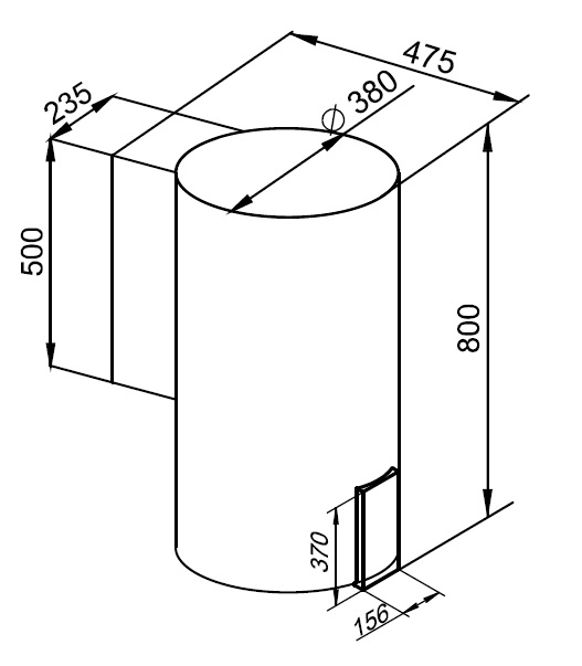 Купить Купольная вытяжка KUPPERSBERG WL-MOTUBA X — Фото 4