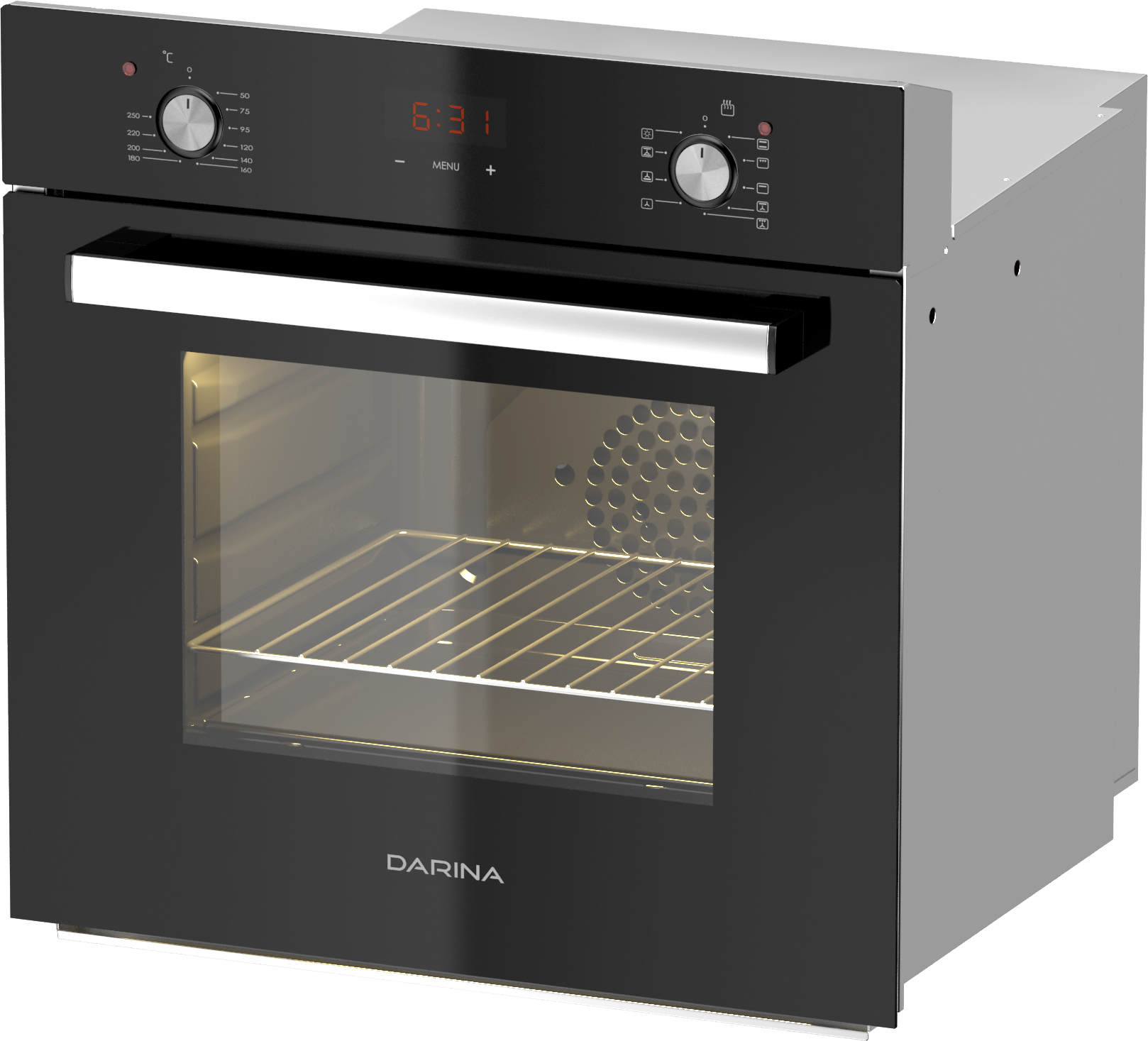 Купить Электрический духовой шкаф ДАРИНА 1V5 BDE 111 708 B — Фото 3