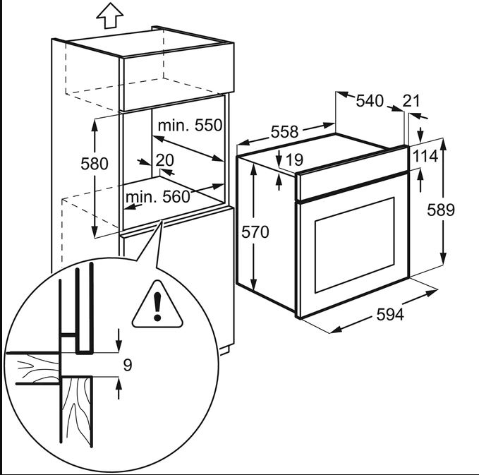 Купить Электрический духовой шкаф Electrolux OEF5C50Z — Фото 8