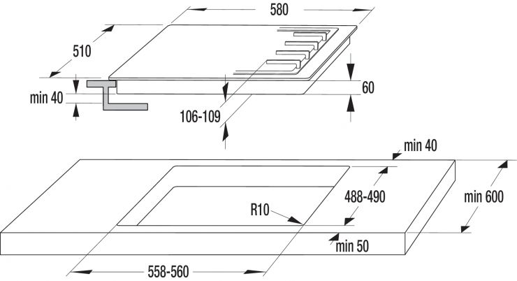 Купить Варочная панель Gorenje K 6N20 IX — Фото 2