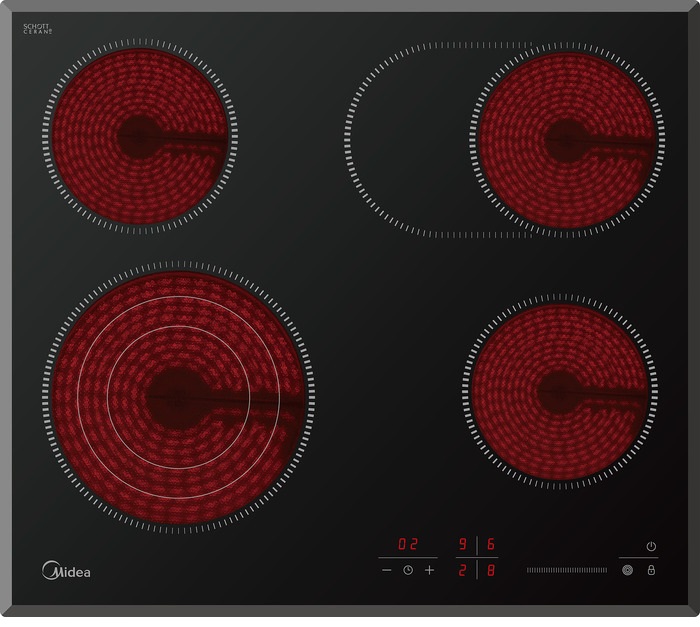 Электрическая варочная панель Midea MCH64767F																		 — описание, фото, цены в интернет-магазине PT Stores