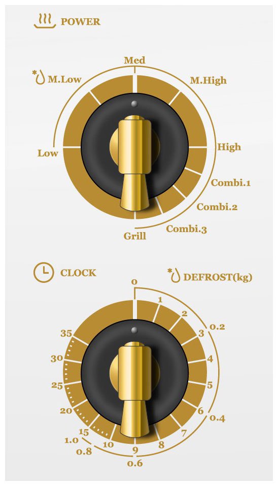 Купить Встраиваемая СВЧ печь Midea MG820BW8-W2 — Фото 2