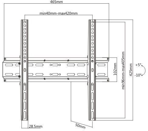 Купить Кронштейн ULTRAMOUNTS UM 833T черный — Фото 2