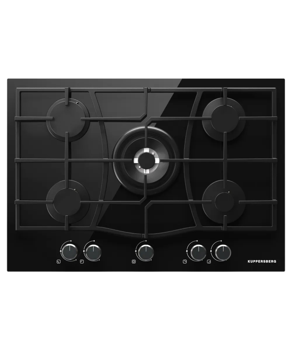 Газовая варочная панель KUPPERSBERG FG 77 B																		 — описание, фото, цены в интернет-магазине PT Stores