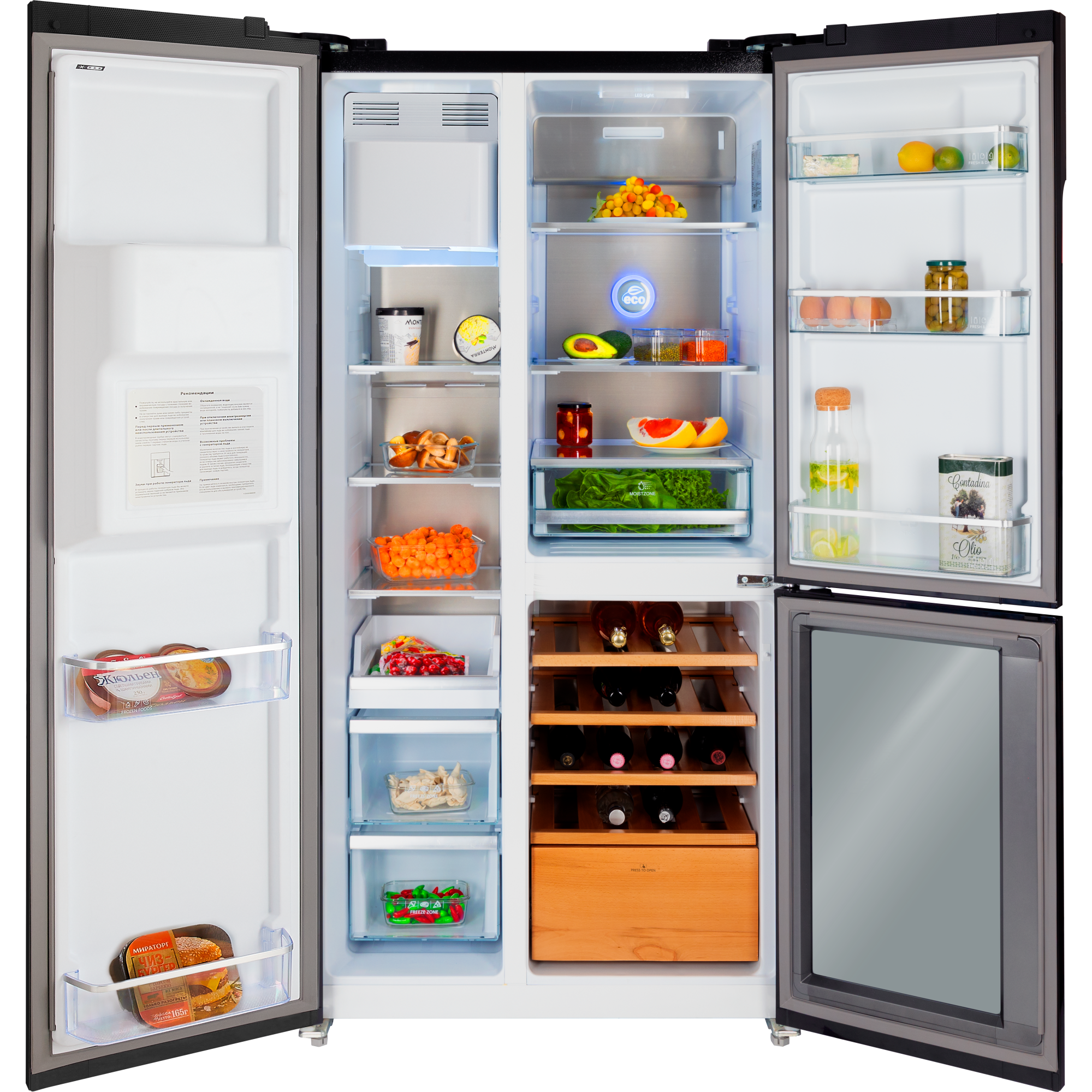 Купить Холодильник HIBERG i-RFS 750G B — Фото 2