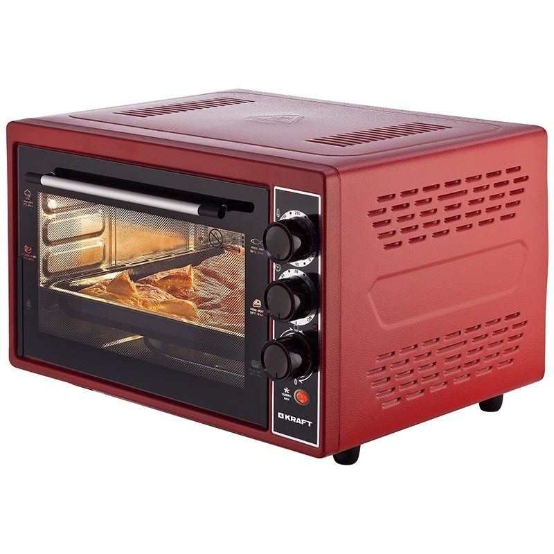 Мини-печь KRAFT KF-MO 3804 RKR																		 — описание, фото, цены в интернет-магазине PT Stores