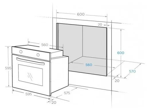 Купить Электрический духовой шкаф Midea MO57103X — Фото 2