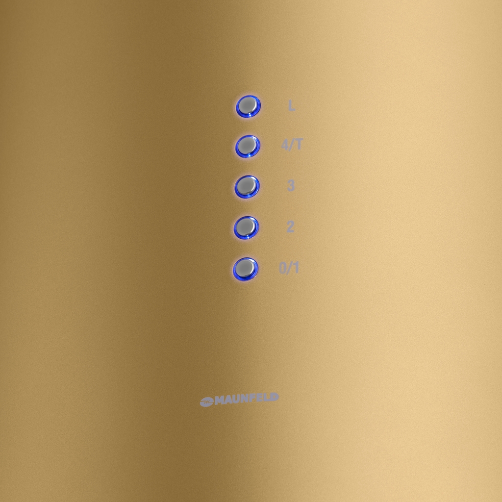 Купить Островная вытяжка MAUNFELD Lee Isla 39 золотой — Фото 3