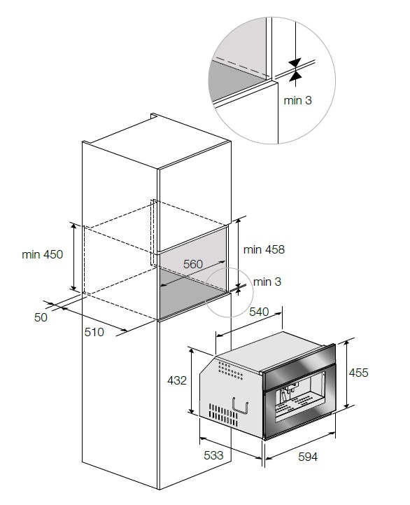 Купить Встраиваемая кофемашина FULGOR MILANO FCM 4509 TC BK — Фото 2