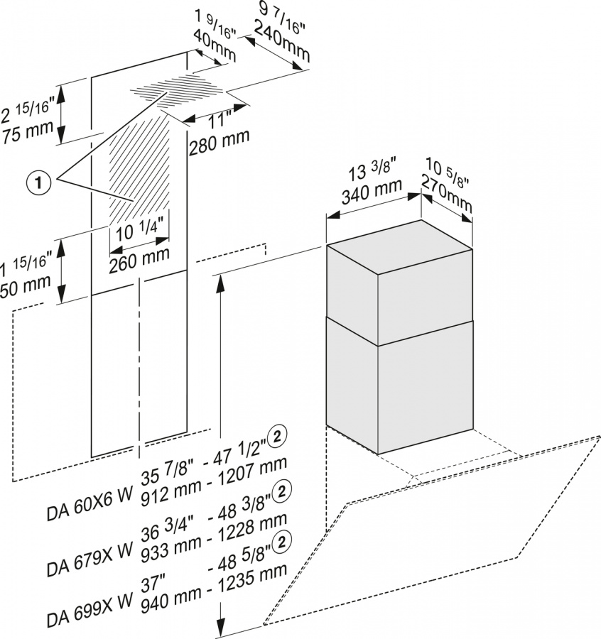 Купить Наклонная вытяжка Miele DA6999W BRWS — Фото 8