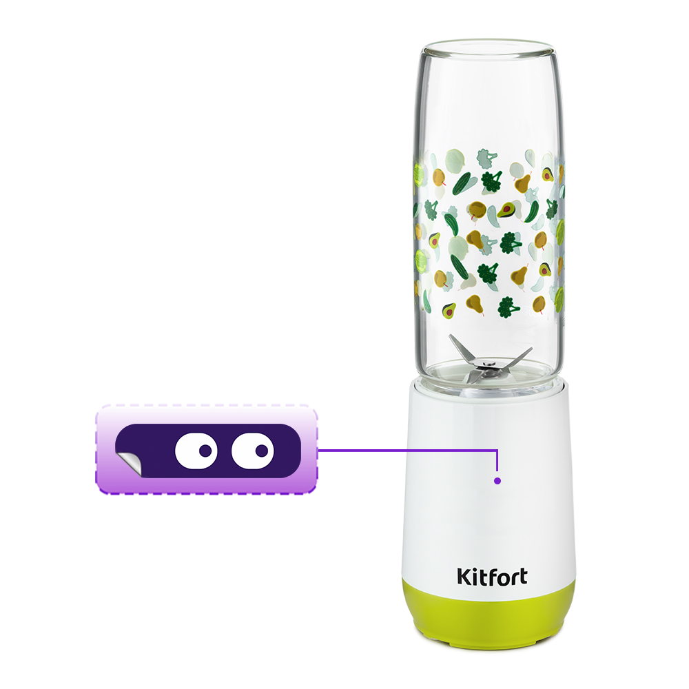 Купить Блендер Kitfort КТ-3043-2 белый/салатовый — Фото 4