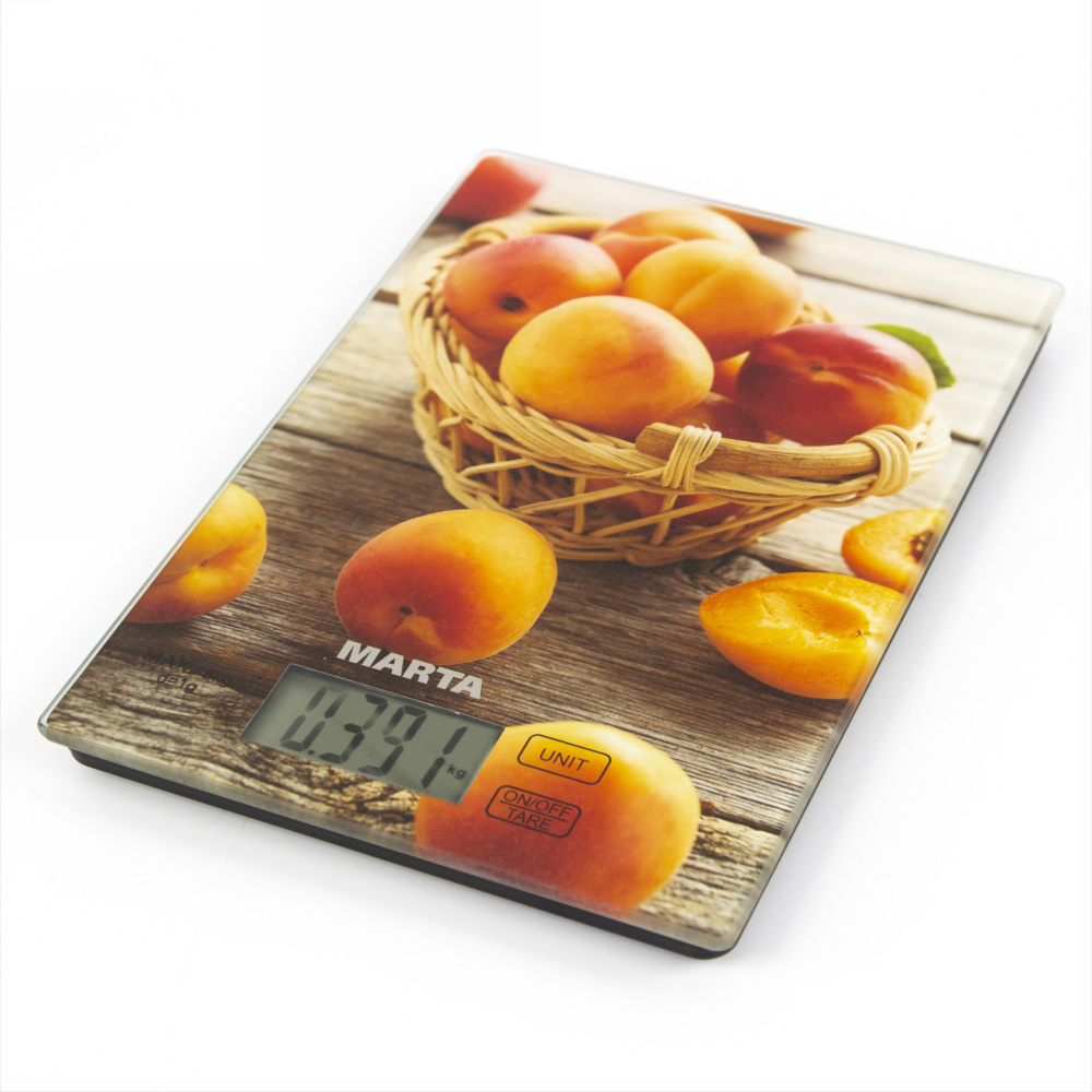 Кухонные весы MARTA MT-1636 медовый абрикос																		 — описание, фото, цены в интернет-магазине PT Stores